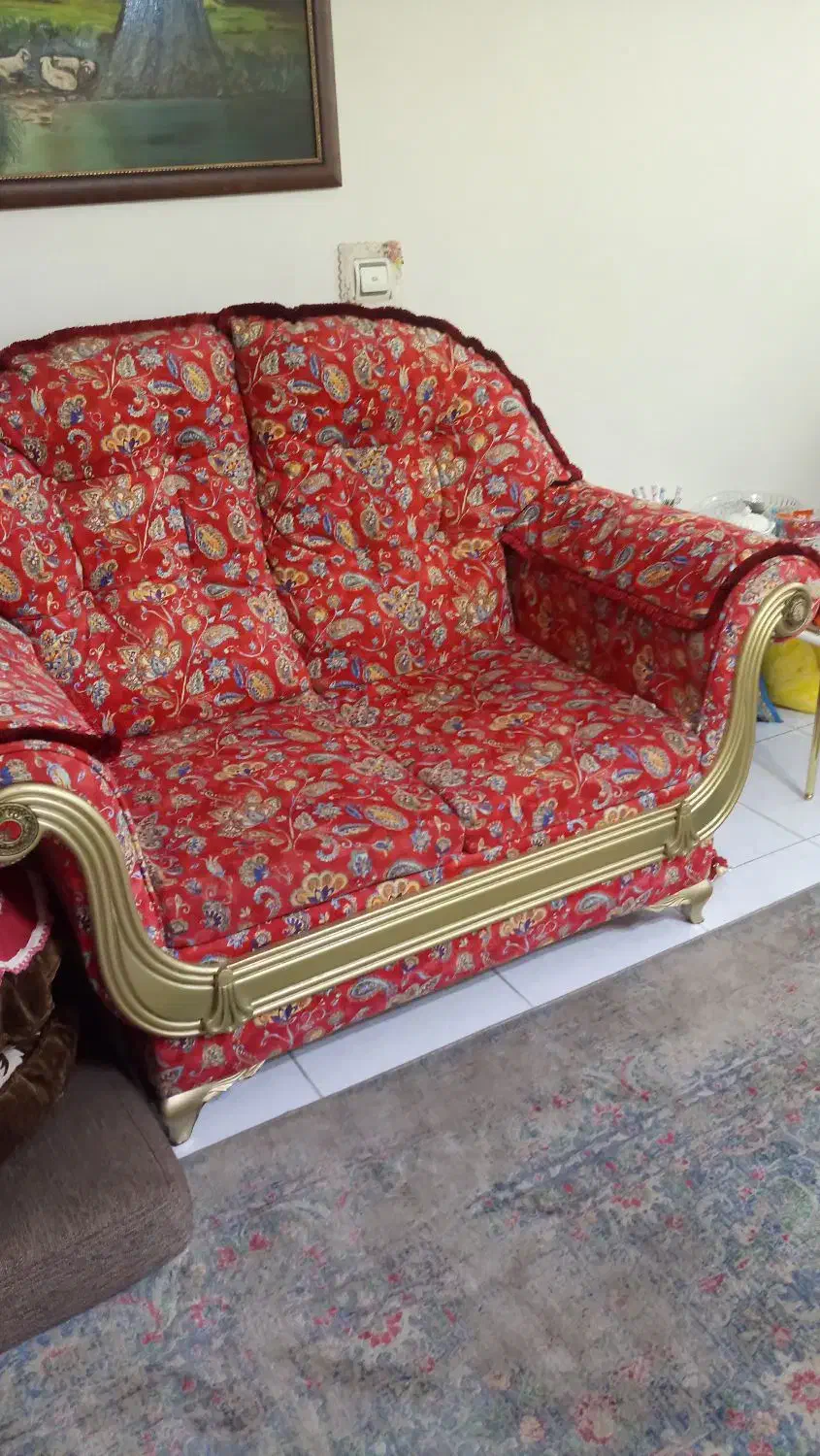 مبلمان کلاسیک هفت نفره|مبلمان خانگی و میز عسلی|تهران, امجدیه (خاقانی)|دیوار