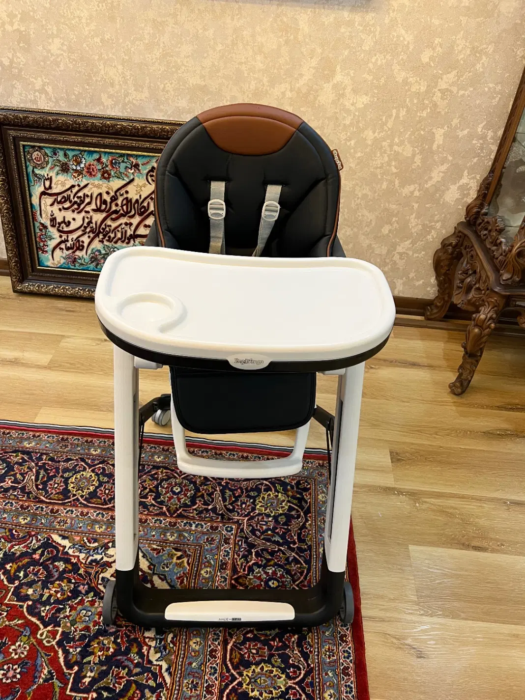 صندلی غذا مارک پک پرگو فقط ۲بار استفاده شده|اسباب و اثاث بچه|تهران, خرمشهر|دیوار
