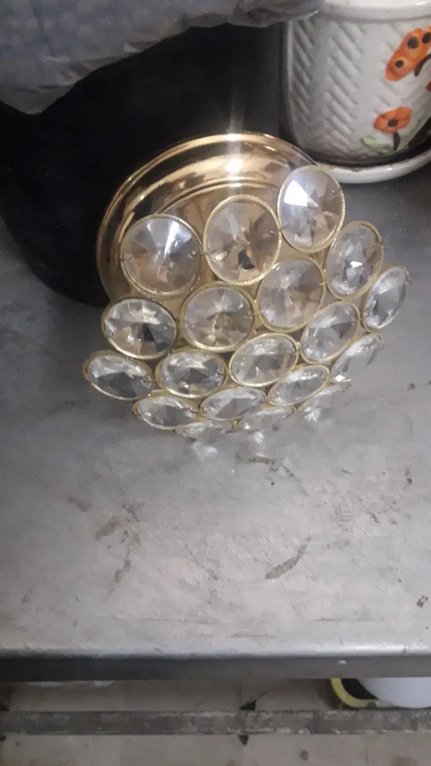 شب خواب برنز دکوری اتاق بچه یا پذیرایی|چراغ خواب و آباژور|تبریز, |دیوار