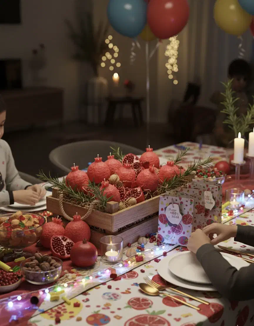 شمع دست ساز انار مخصوص یلدا با نقشه ایران|صنایع دستی و سایر لوازم تزئینی|تهران, صادقیه|دیوار