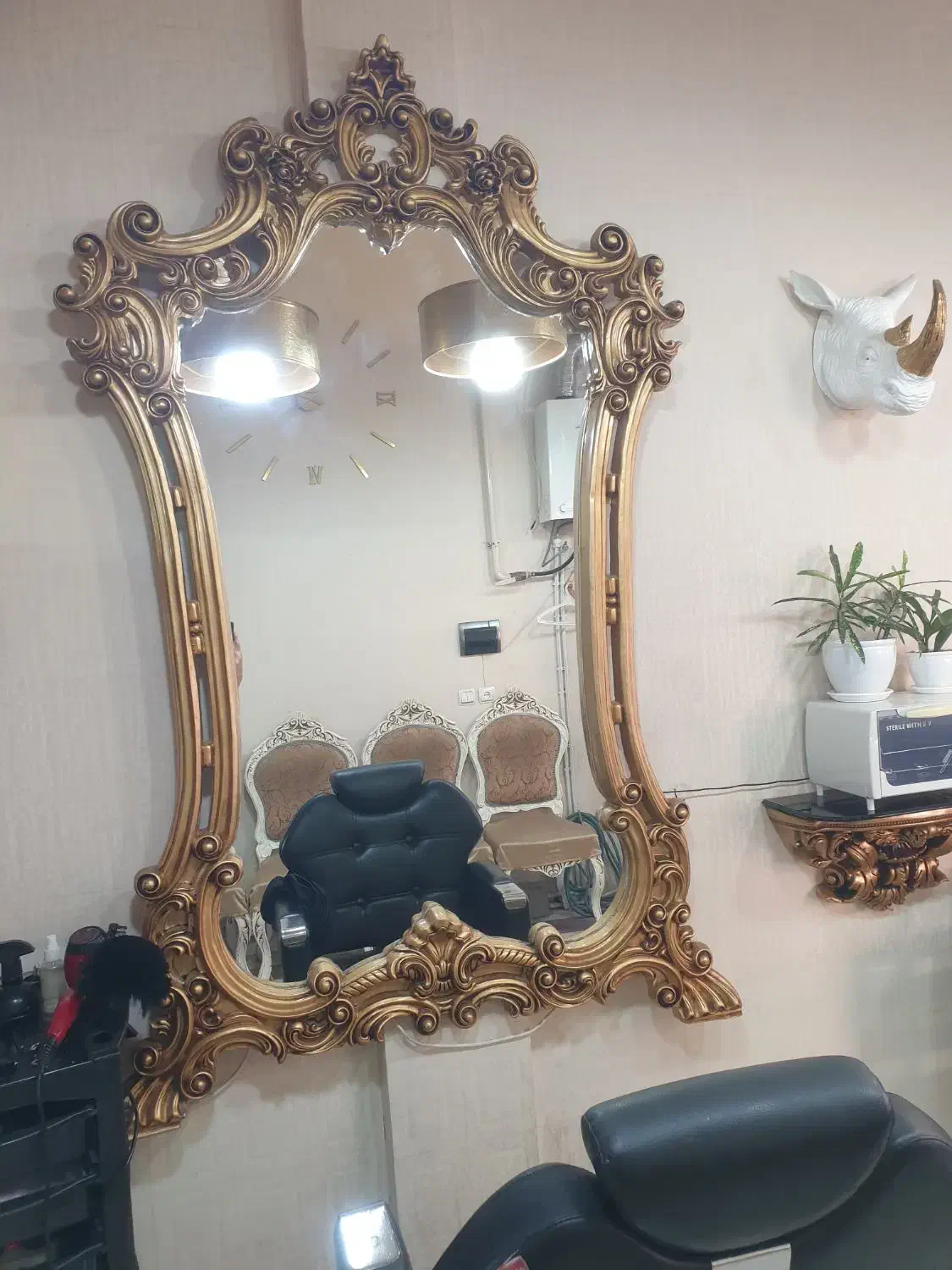 آینه قدی و طاقچه|آرایشگاه و سالن‌های زیبایی|مراغه, |دیوار