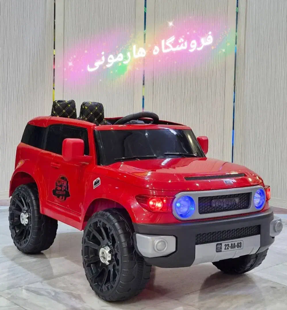 ماشین شارژی دوموتوره تویوتا کنترلی نو وآکبند|اسباب‌بازی بچه|تبریز, |دیوار