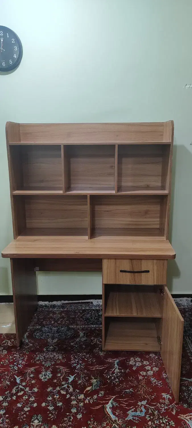 میز مطالعه وکتاب خونه|کتابخانه، شلف، قفسههای دیواری|دزفول, |دیوار