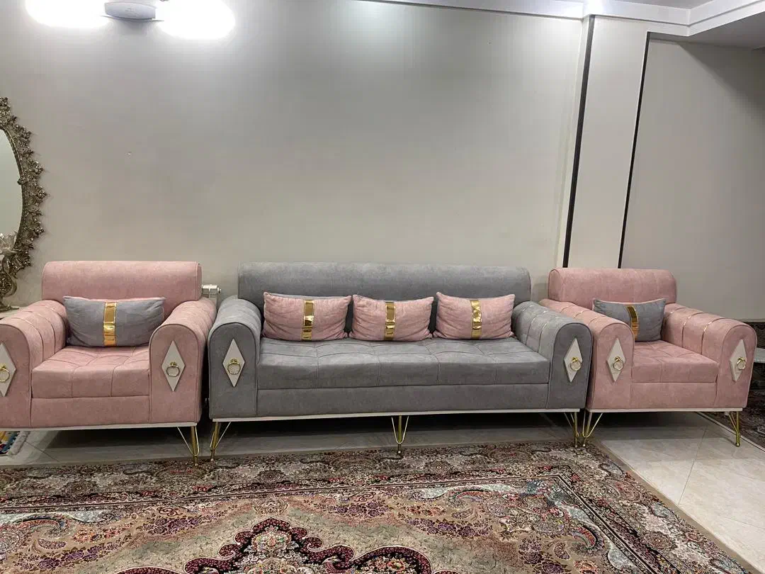 مبل ۵نفره|مبلمان خانگی و میز عسلی|ری, فیروزآبادی|دیوار