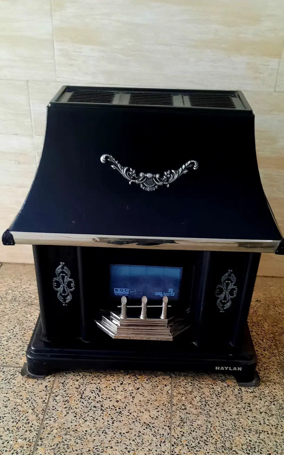 بخاری شومینه ای|بخاری، هیتر، شومینه|بهارستان, |دیوار