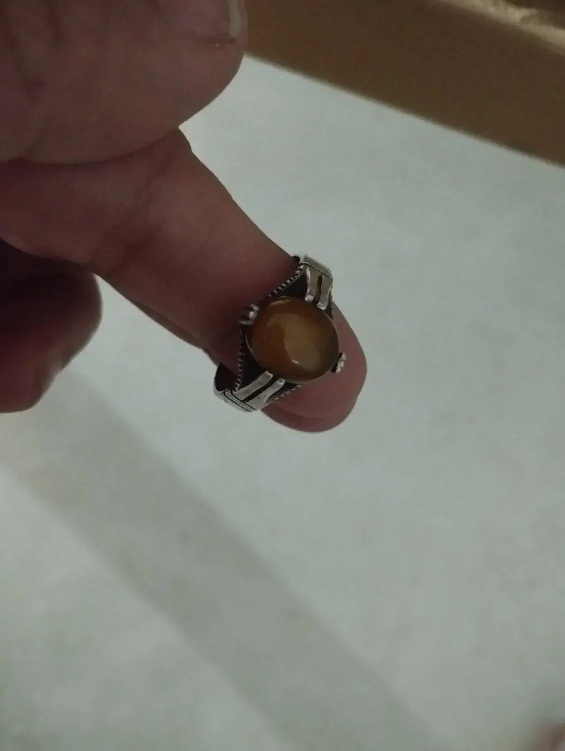 انگشتر نقره  با نگین|بدلیجات|رباط‌کریم, شهرک درخشان|دیوار