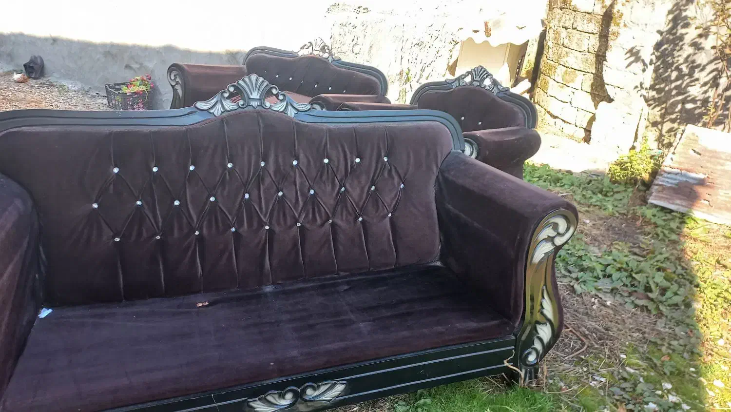 مبل ۷ نفره کارکرده ۱ تومن|مبلمان خانگی و میز عسلی|نوشهر, |دیوار