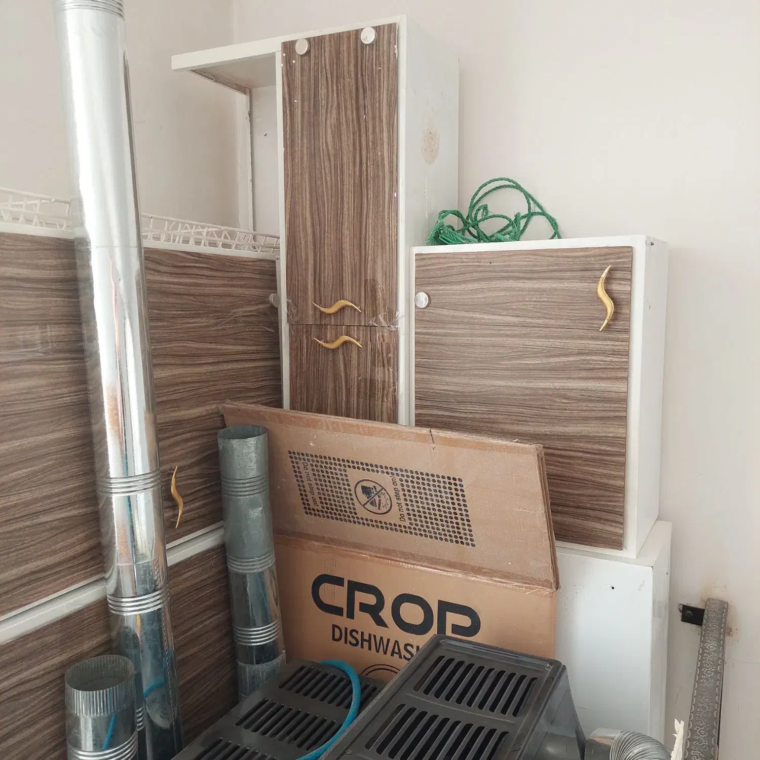 کابینت آشپزخونه و هود سالم|آب‌چکان و نظم‌دهنده ظروف|مبارکه, |دیوار
