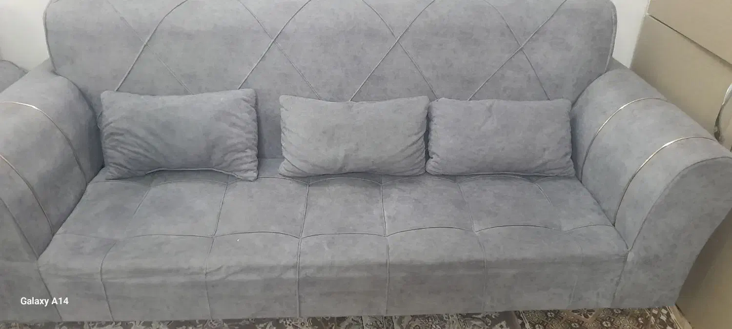 میل هفت نفره کار کرده|مبلمان خانگی و میز عسلی|قم, سراجه (۱۵ خرداد)|دیوار