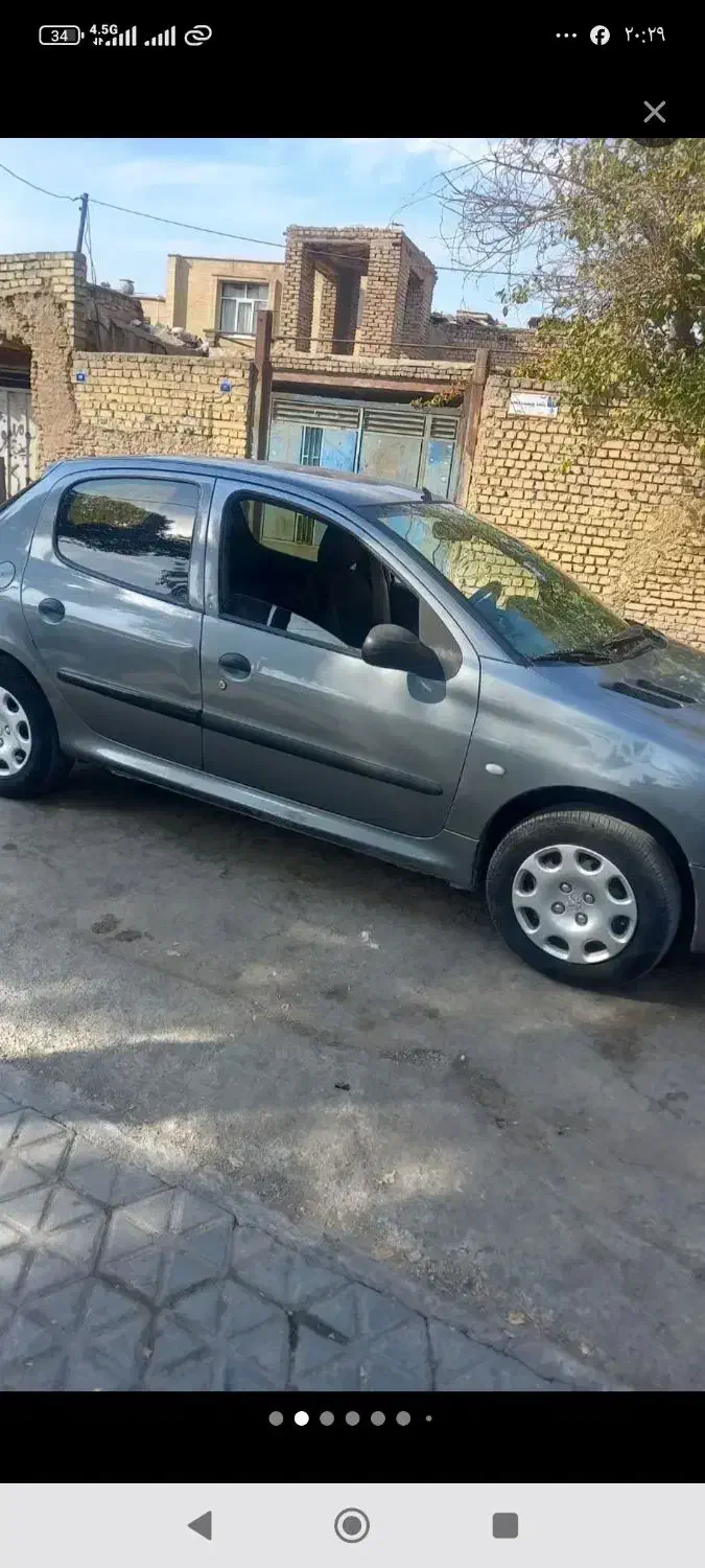 پژو 206مدل 83 بسیار سالم فلارد|خودرو سواری و وانت|لردگان, |دیوار