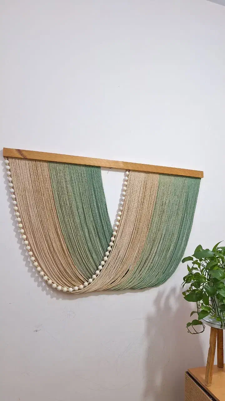 بومریس دیوارکوب مکرومه بافی|صنایع دستی و سایر لوازم تزئینی|مشهد, آزادشهر|دیوار