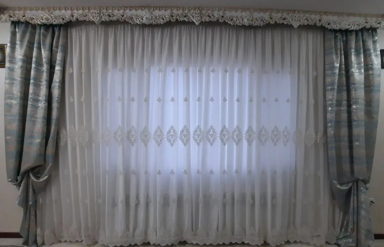 پرده برای پذیرایی|پرده، رانر، رومیزی|مشهد, چهارچشمه|دیوار