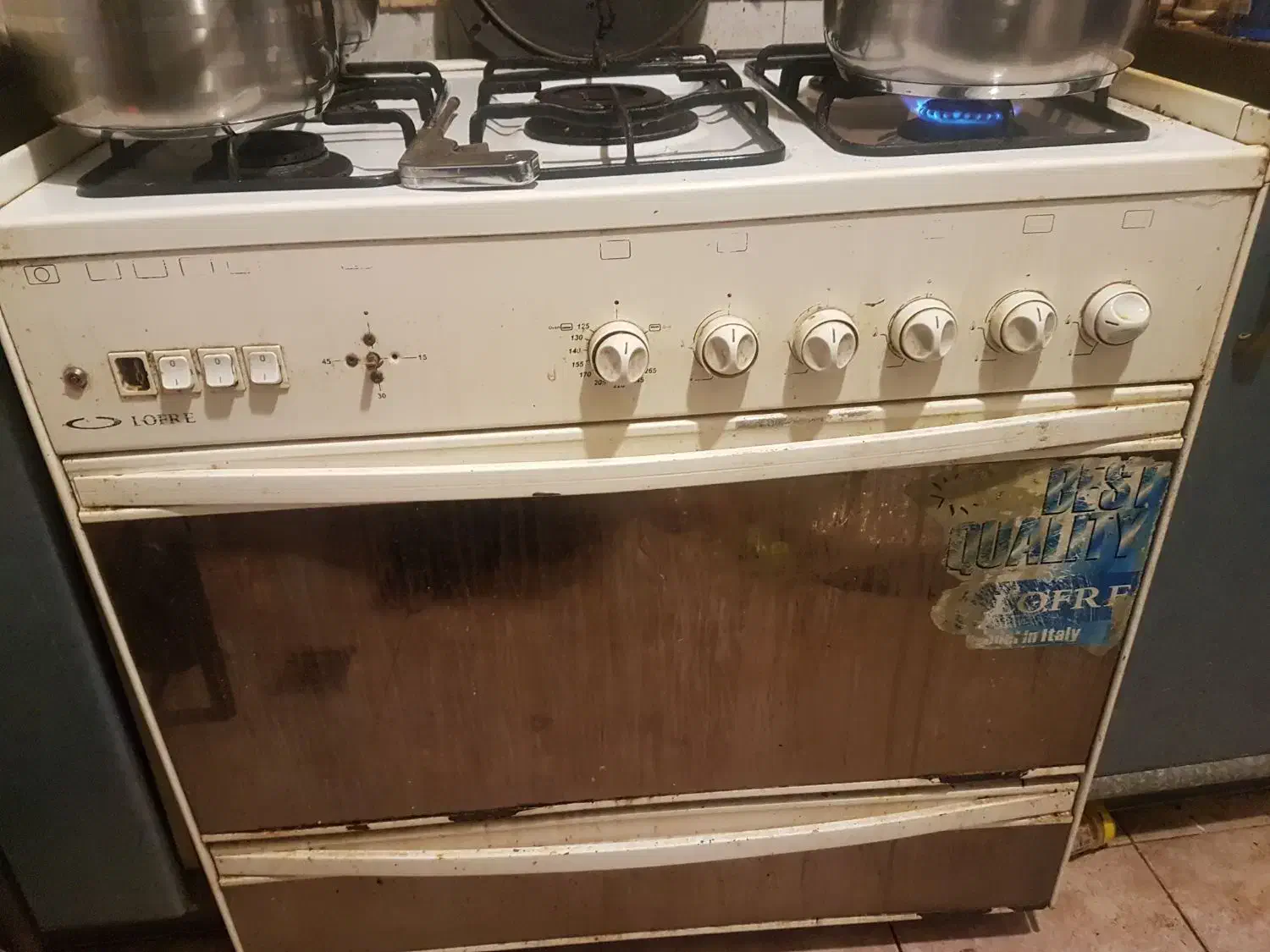 اجاق گاز فردار ۵ شعله لوفرا اصل|اجاق گاز و لوازم برقی پخت‌وپز|تهران, سهروردی|دیوار