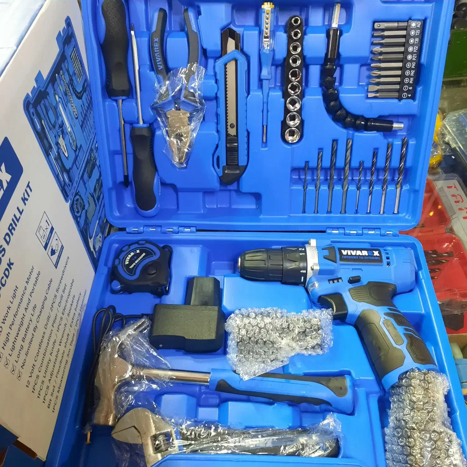 جشنواره دریل شارژی ویوارکس به همراه ۴۰ پارچه ابزار|ابزارآلات|تهران, نصرت|دیوار