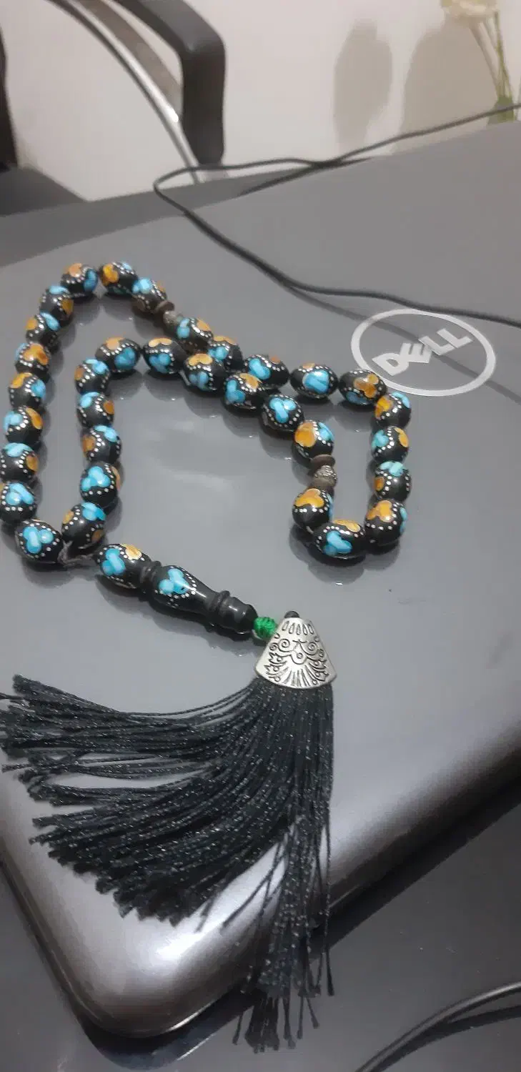 تسبیح یسر نقره کوب|کلکسیون اشیاء عتیقه|بندرعباس, |دیوار