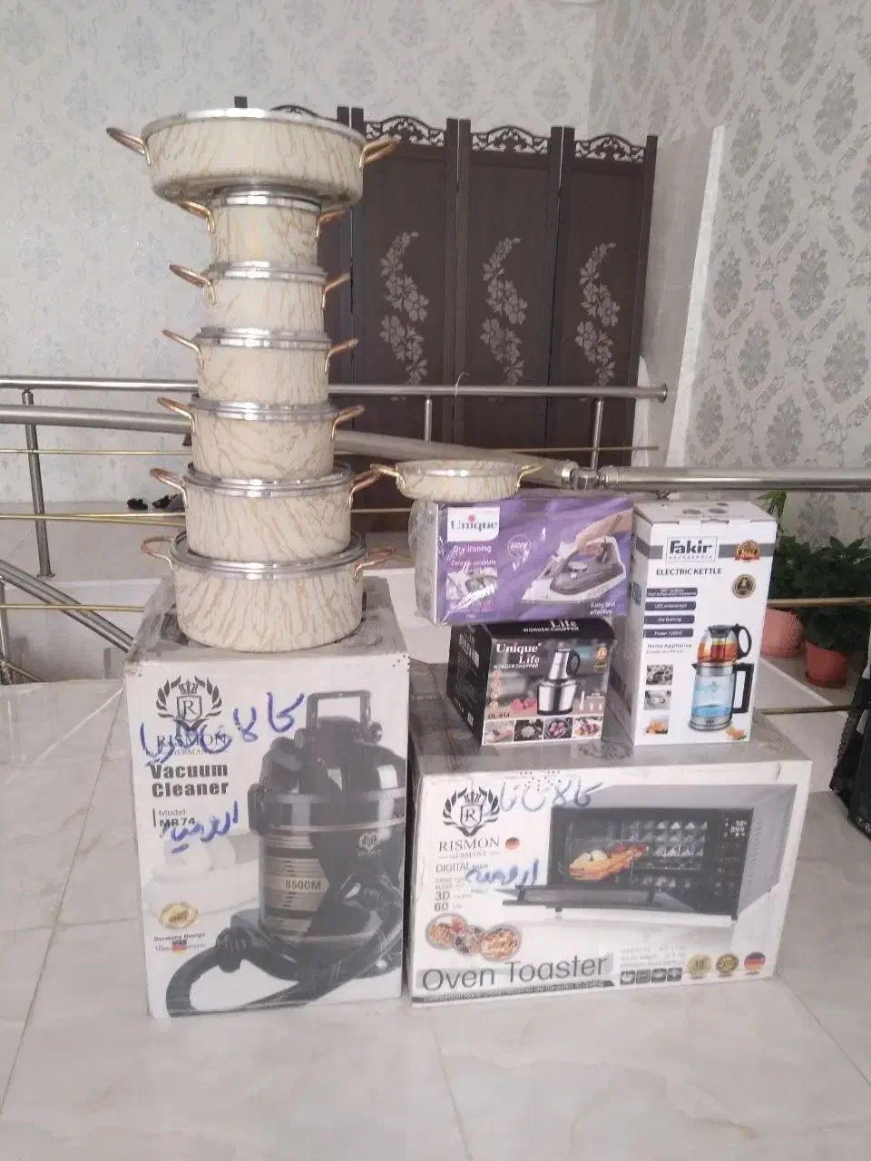 6قلم جنس جهیزیه یکجا فقط|سایر لوازم برقی|ارومیه, |دیوار