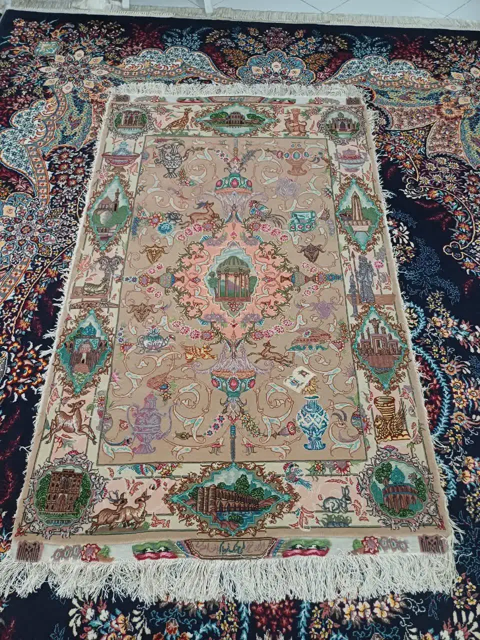 تابلو فرش دست بافت|تابلو فرش|رشت, لاکان|دیوار