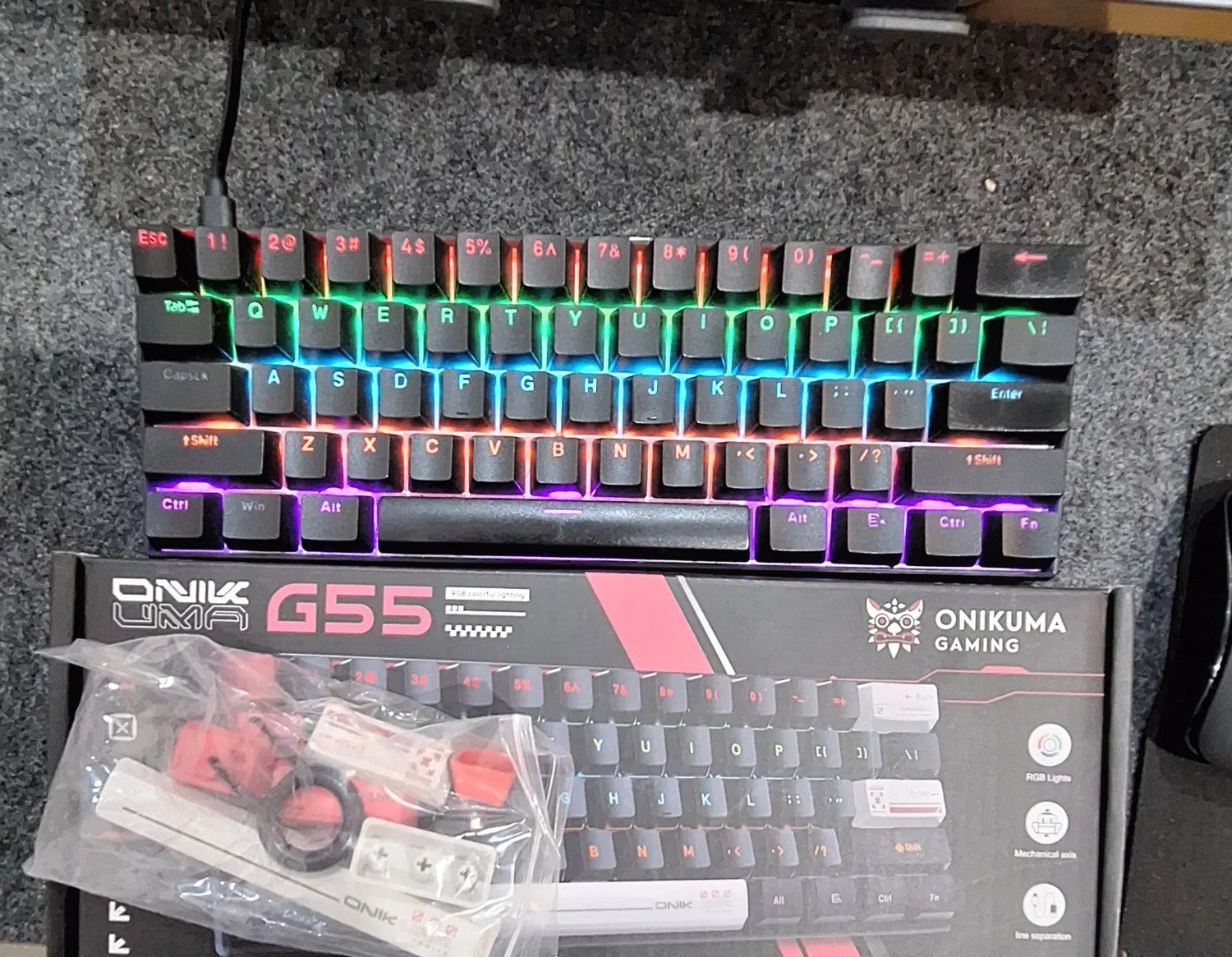 keyboard onikuma G55 کیبورد|قطعات و لوازم جانبی رایانه|تهران, زیبادشت|دیوار
