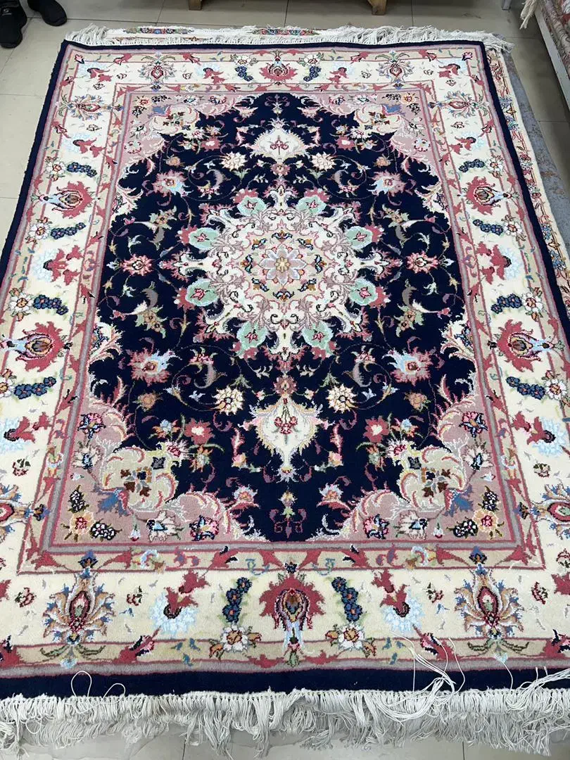 جفت فرش ۳متری طرح تبریز علیا گل ابریشم از بافنده|فرش|تهران, شهرک چیتگر|دیوار