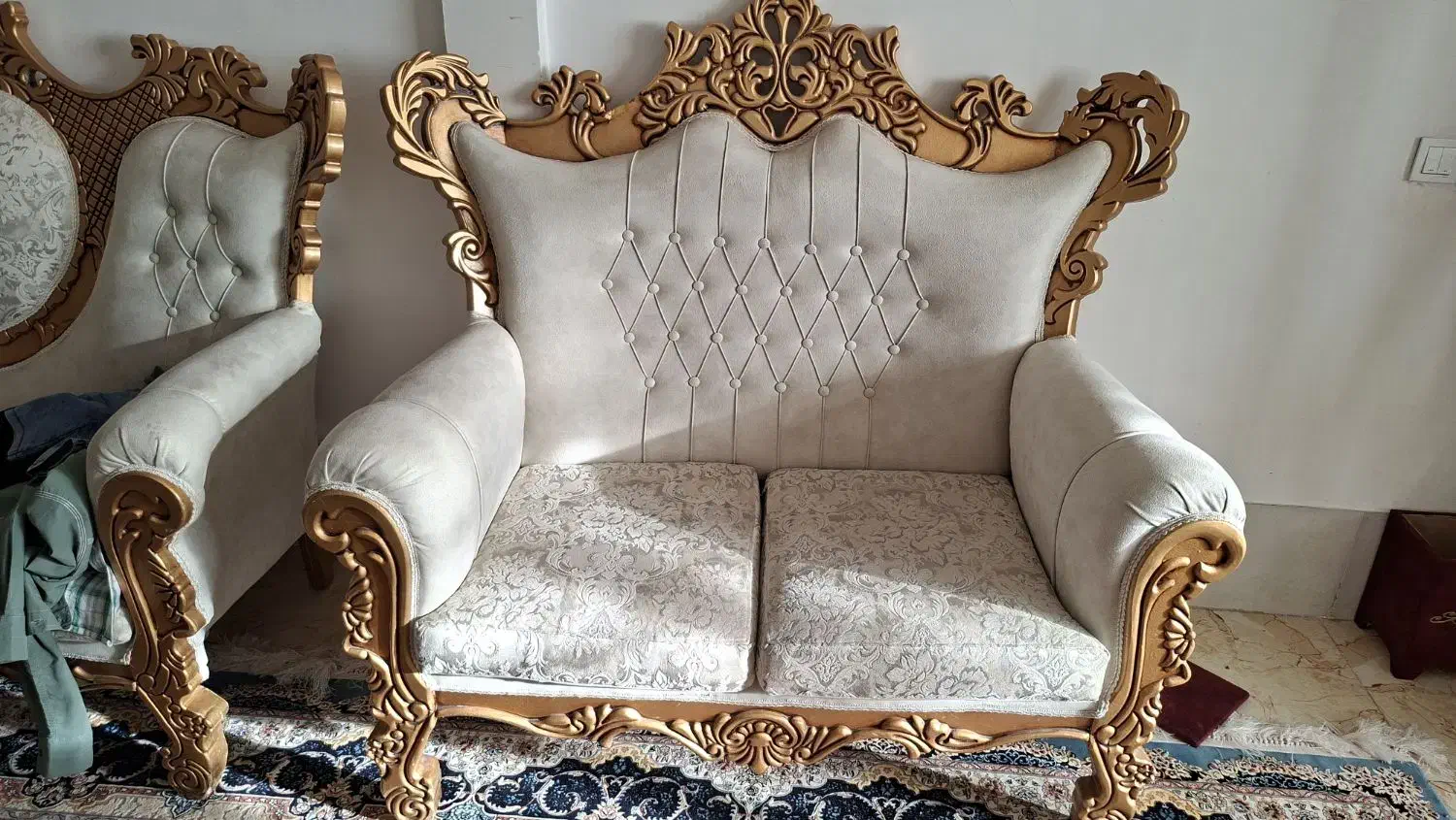 مبلمان ۷ نفره|مبلمان خانگی و میز عسلی|چناران, |دیوار