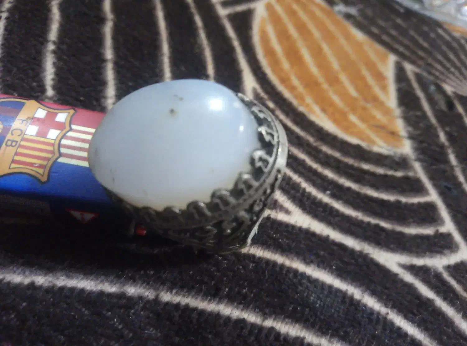 انگشتر نقره بزرگ|بدلیجات|مبارکه, |دیوار