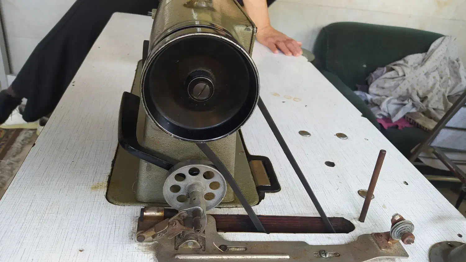 چرخ راسته دوز تمام روغن بیصدا و نرم|چرخ خیاطی و ریسندگی|کتالم و سادات شهر, |دیوار