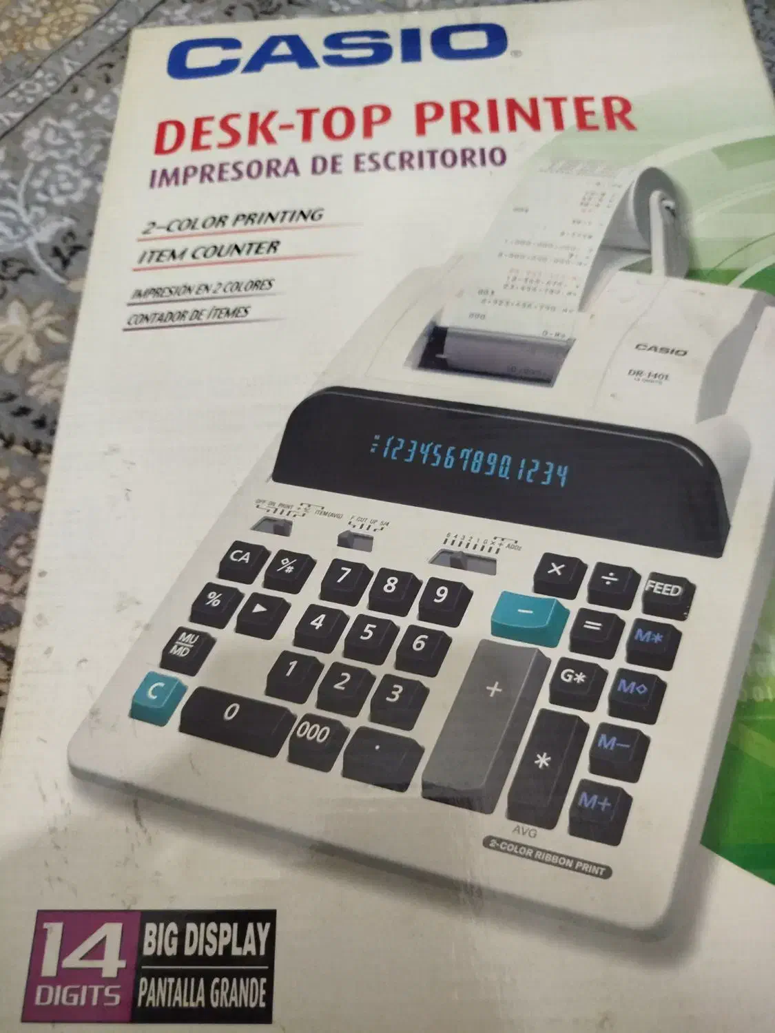 ماشین حساب پرینتر دار کاسیو DR140L|لوازم التحریر|بهارستان, |دیوار