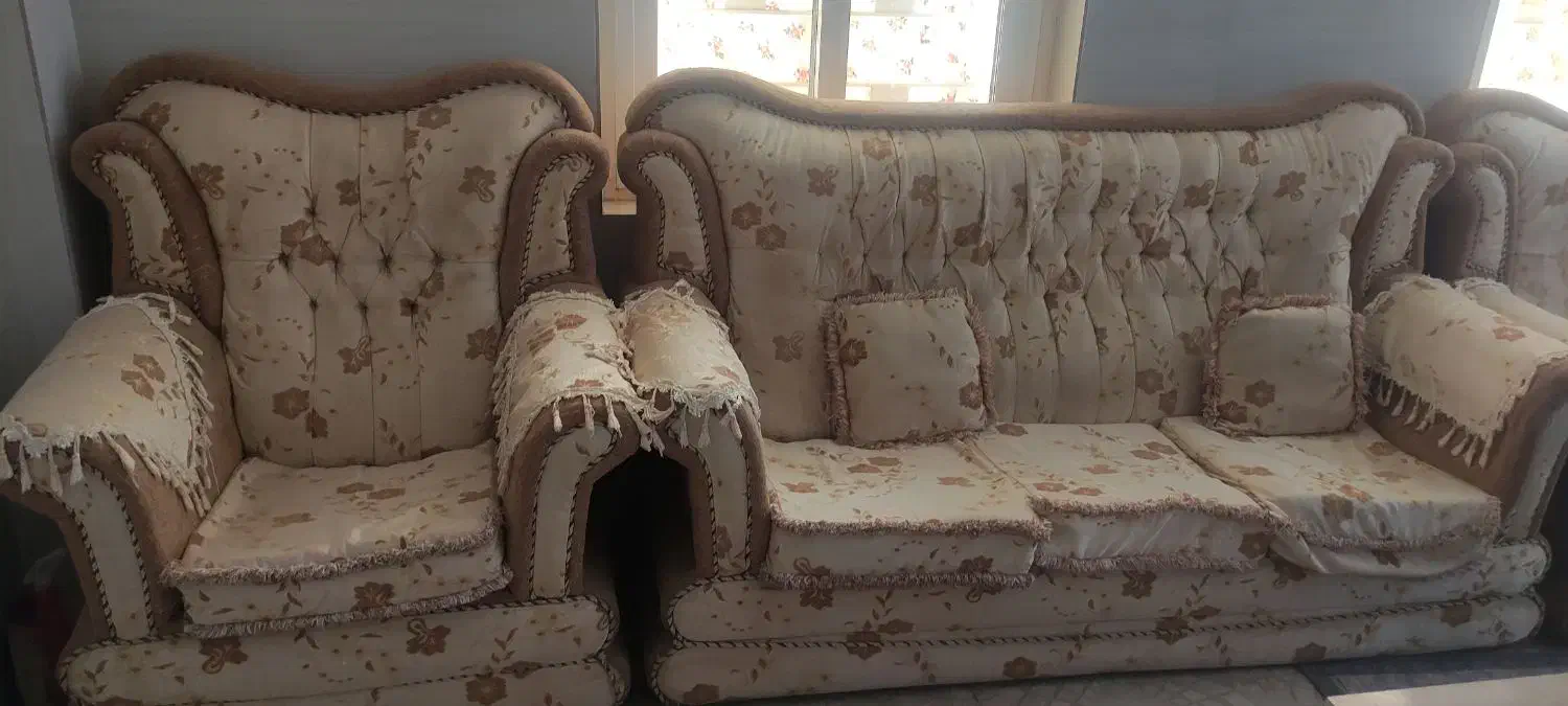 مبل راحتی ۷ نفره|مبلمان خانگی و میز عسلی|کازرون, |دیوار