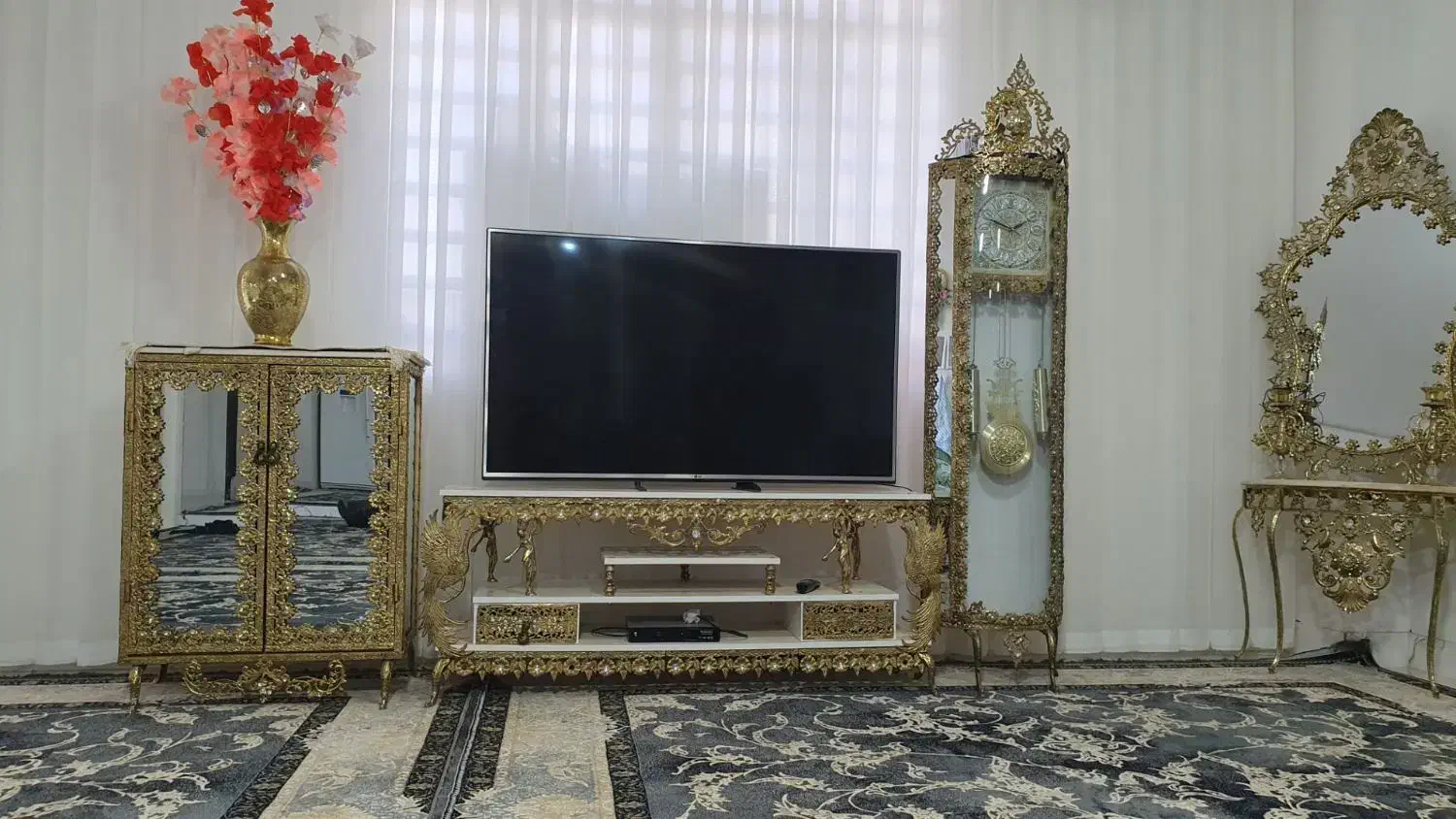 چهار تیکه برنز|مبلمان خانگی و میز عسلی|کوهدشت, |دیوار