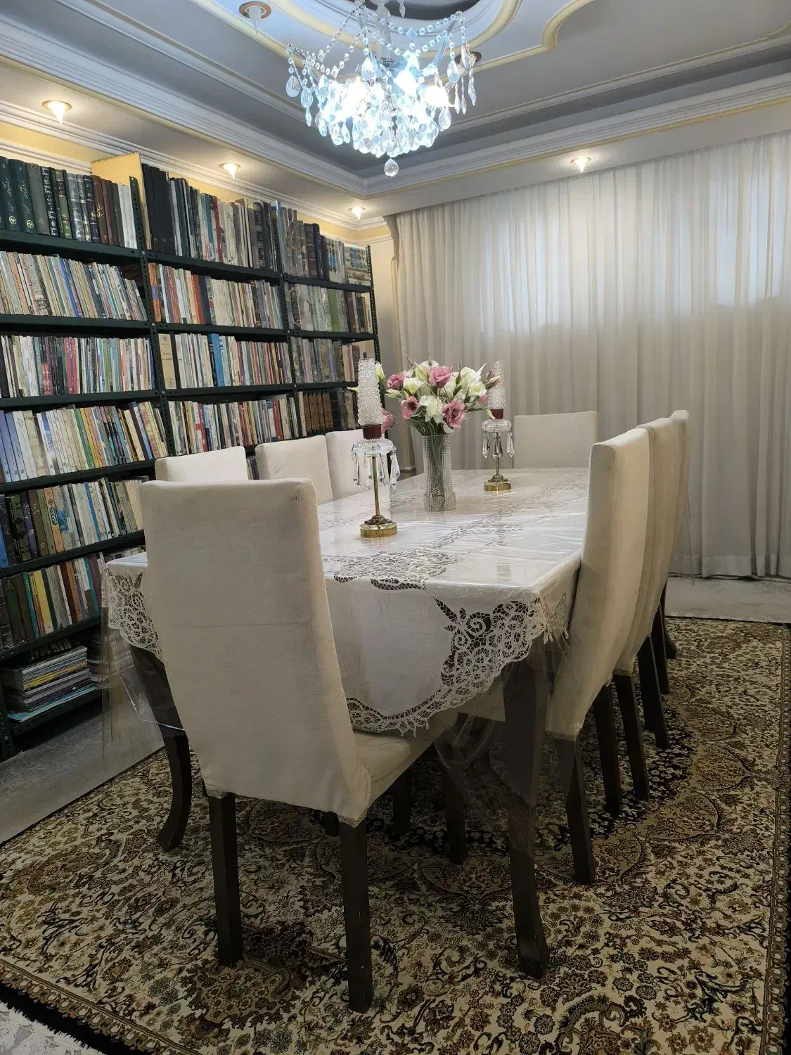 میز ناهار خوری سفارشی سازی چوب|میز و صندلی غذاخوری|اندیشه, اندیشه فاز ۳|دیوار