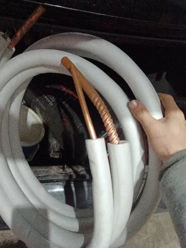 لوله مسی کولر ۲۴ هزار نو اکبند رفت برگشت|کولر گازی و فنکوئل|رشت, بیجارپس|دیوار