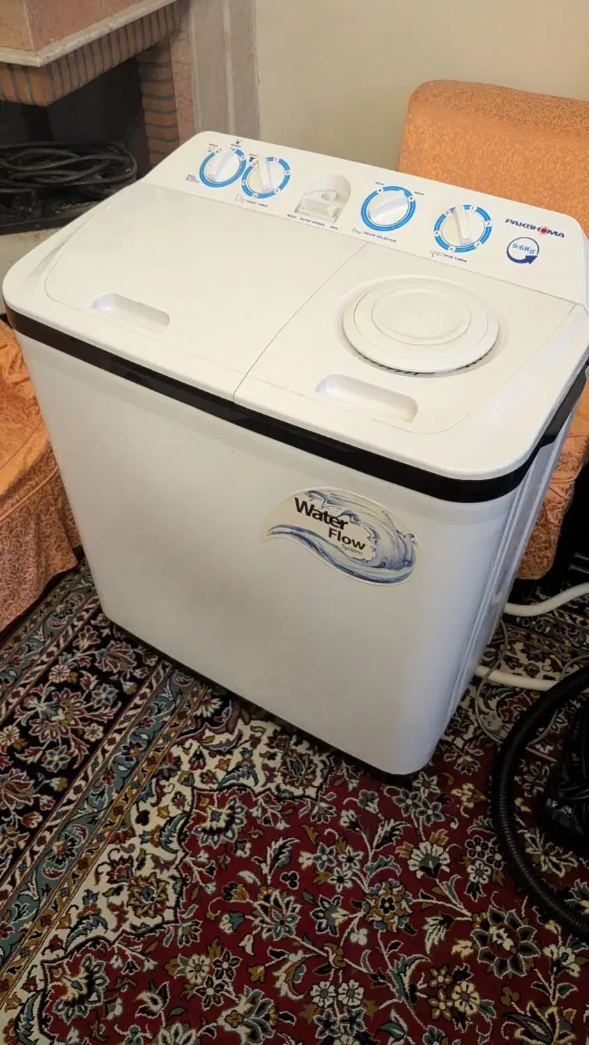 ماشین لباسشویی دوقلوی پاکشوما - ظرفیت ۹.۶ کیلوگرمی|ماشین لباسشویی و خشککن لباس|تهران, تهرانپارس جنوبی|دیوار
