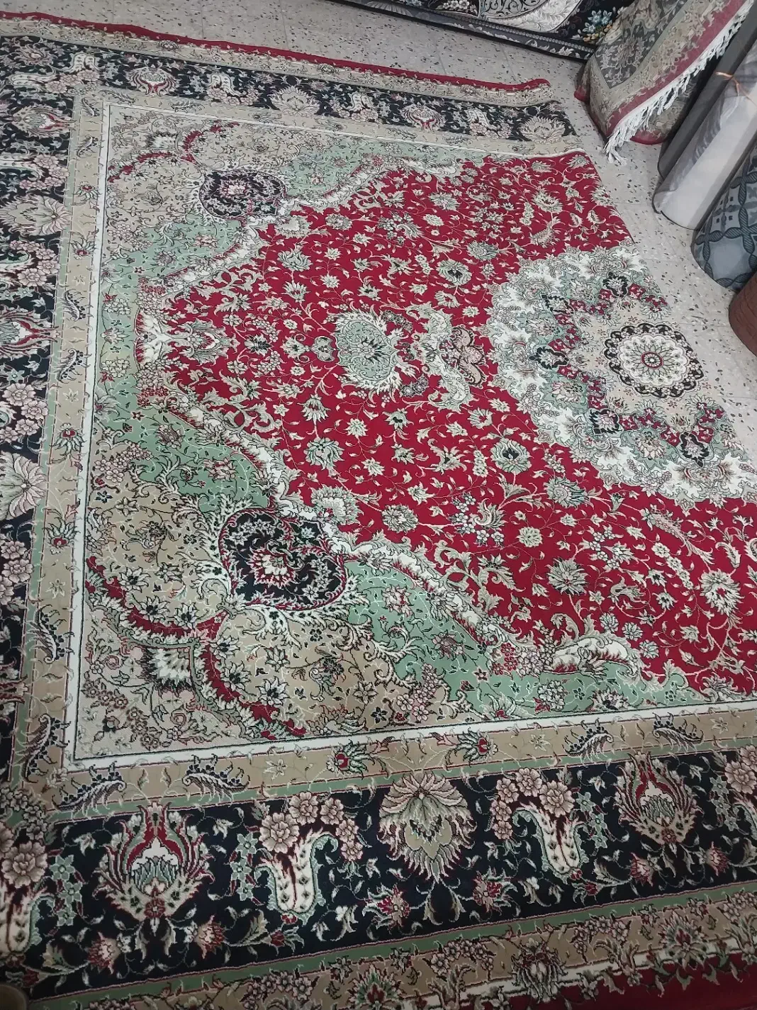 فرش لاکی ۵۰۰ شانه ۳تخته|فرش|قیدار, |دیوار