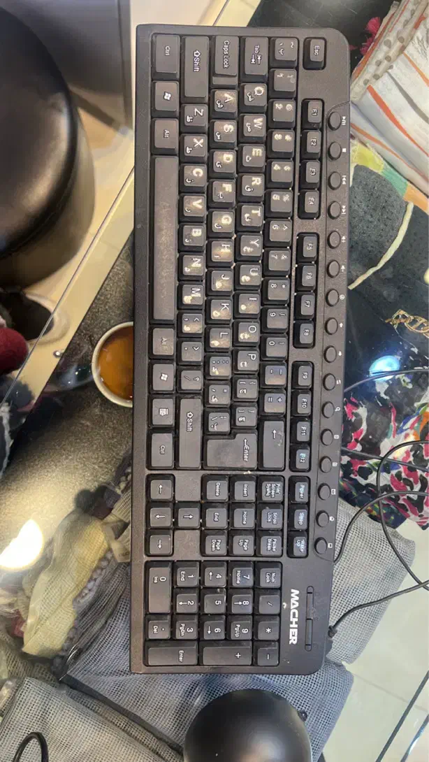 کیبورد اداری و بازی macher|قطعات و لوازم جانبی رایانه|کرج, عظیمیه|دیوار
