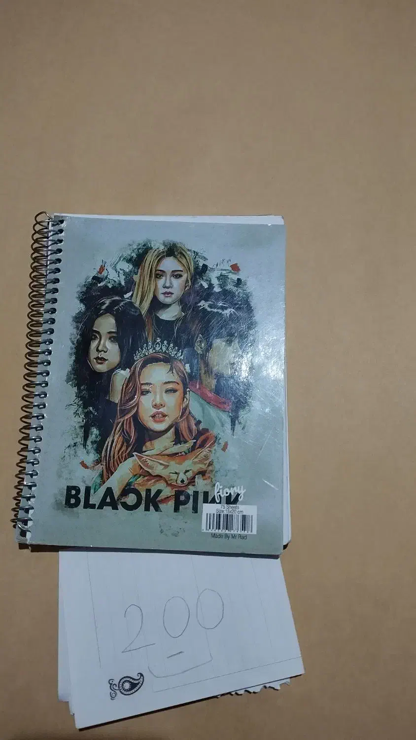 دفتر بلک پینک|لوازم التحریر|زنجان, |دیوار