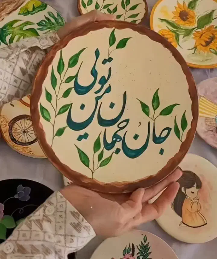 دیوارکوب سفالی|تابلو، نقاشی، عکس|هشتگرد, شهرک وحدت|دیوار
