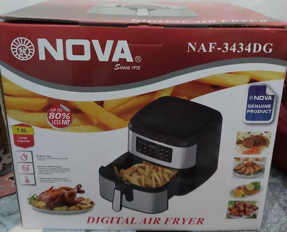 سرخکن نووا 3434 7.5 لیتری نو نو نو|اجاق گاز و لوازم برقی پختوپز|اهواز, پادادشهر|دیوار