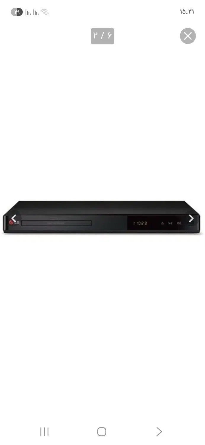 پخش کننده DVD-LG مدل  DV-K6580PM|پخشکننده DVD و ویدیو|شیراز, زرهی|دیوار