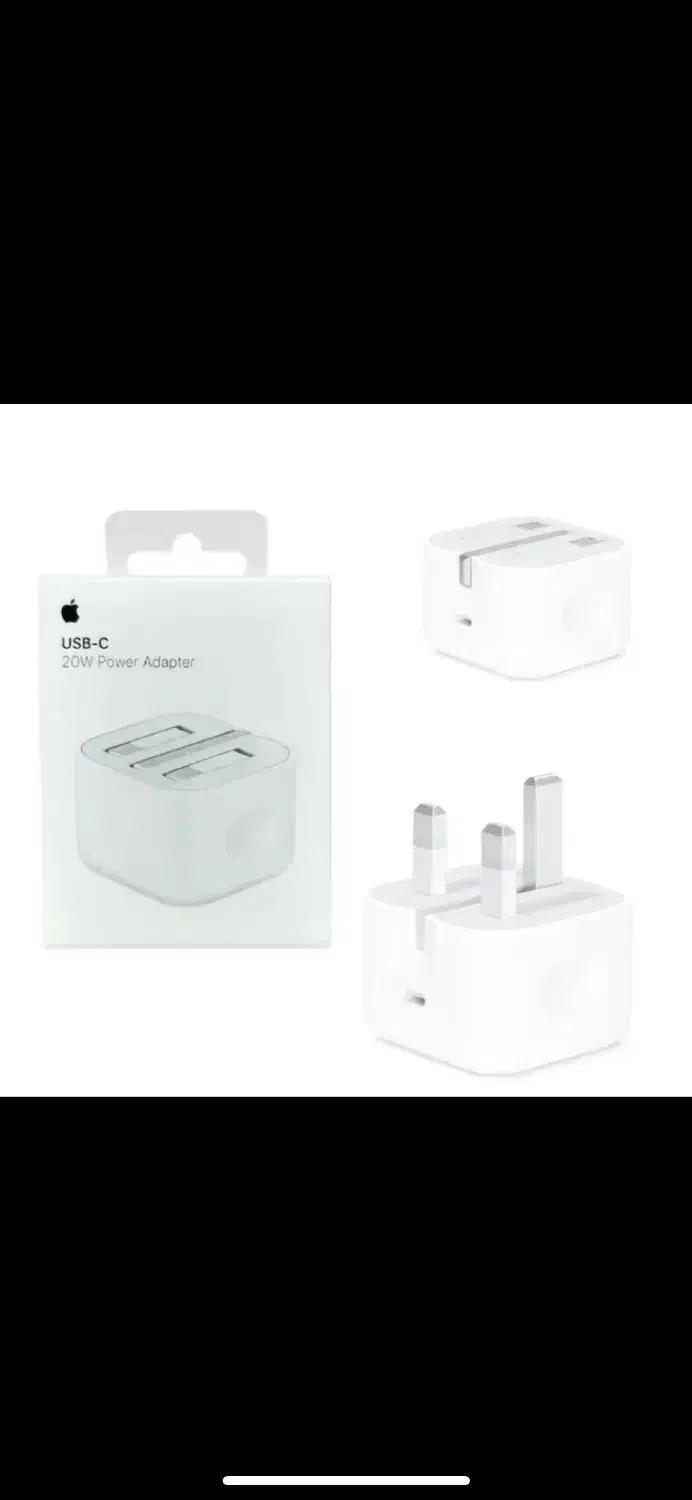 شارژر اپل 20 وات سه پین بدون کابل اصل|لوازم جانبی موبایل و تبلت|محمودآباد, |دیوار