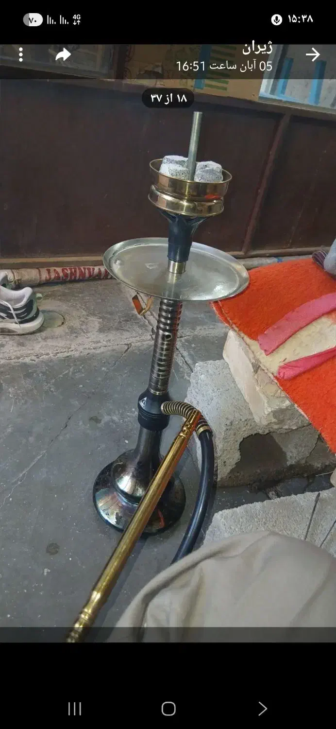 دو عدد قلیان|کلکسیون و سرگرمی|دیواندره, |دیوار