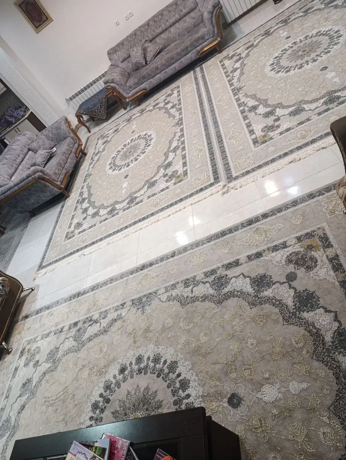 فرش ماشینی|فرش|خرم‌آباد (تنکابن), |دیوار