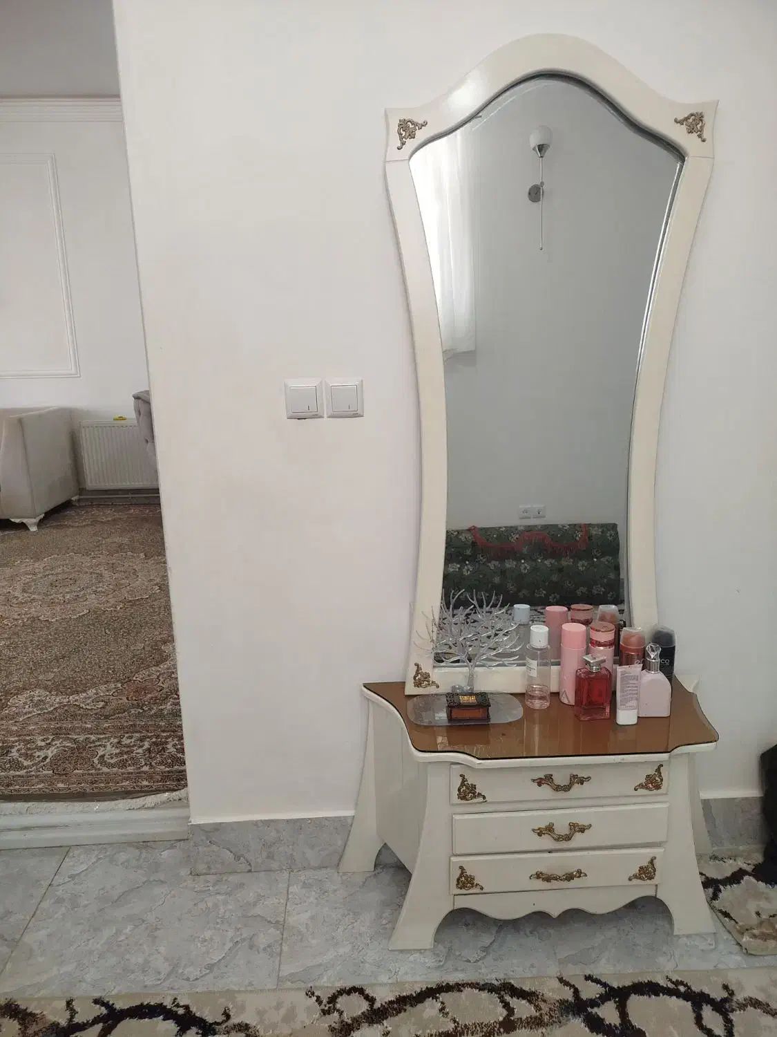 آینه کنسول|بوفه، ویترین، کنسول|مهاباد (آذربایجان غربی), |دیوار