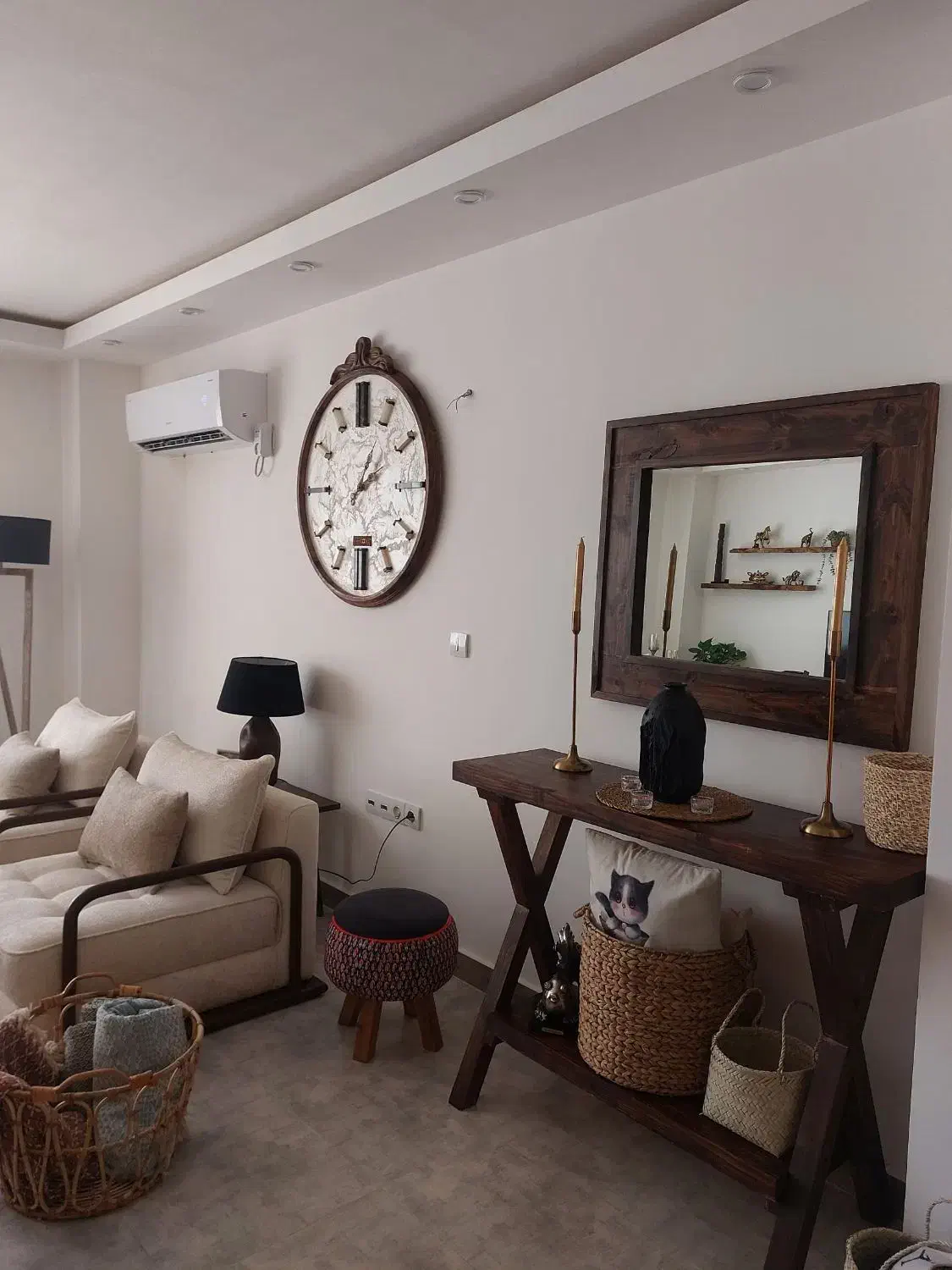 کنسول و آینه و عسلی شلف و میز تلوزیون|بوفه، ویترین، کنسول|زیباشهر, |دیوار