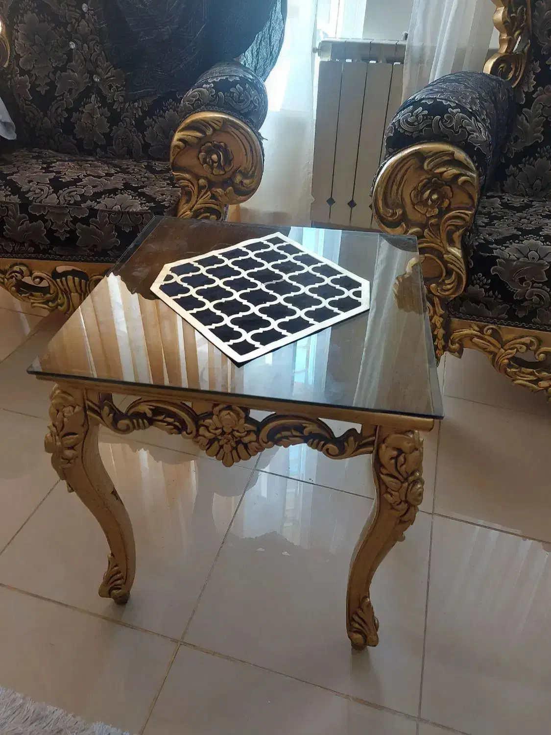 مبل سلطنتی نه نفره|مبلمان خانگی و میز عسلی|سقز, |دیوار