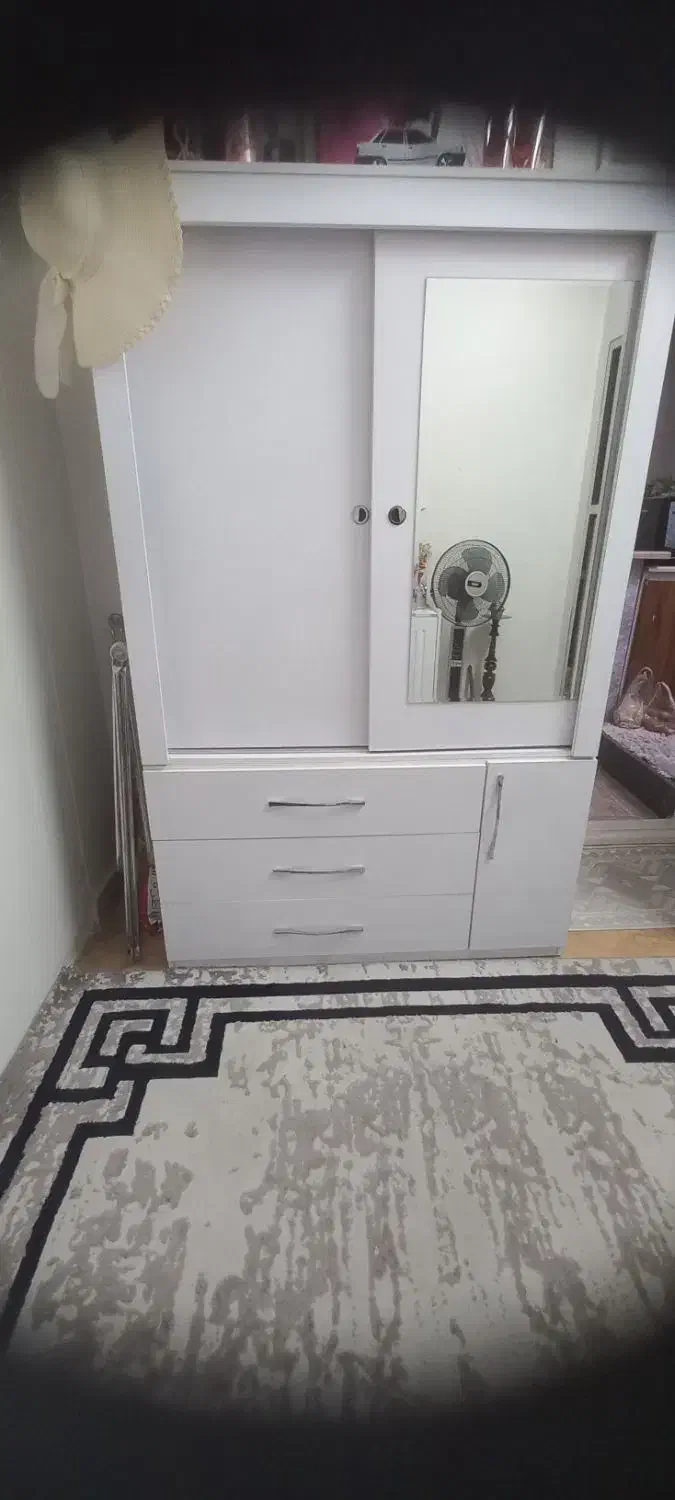 کمد دراور دوتیکه|جاکفشی، کمد، دراور|ری, جوانمرد قصاب|دیوار