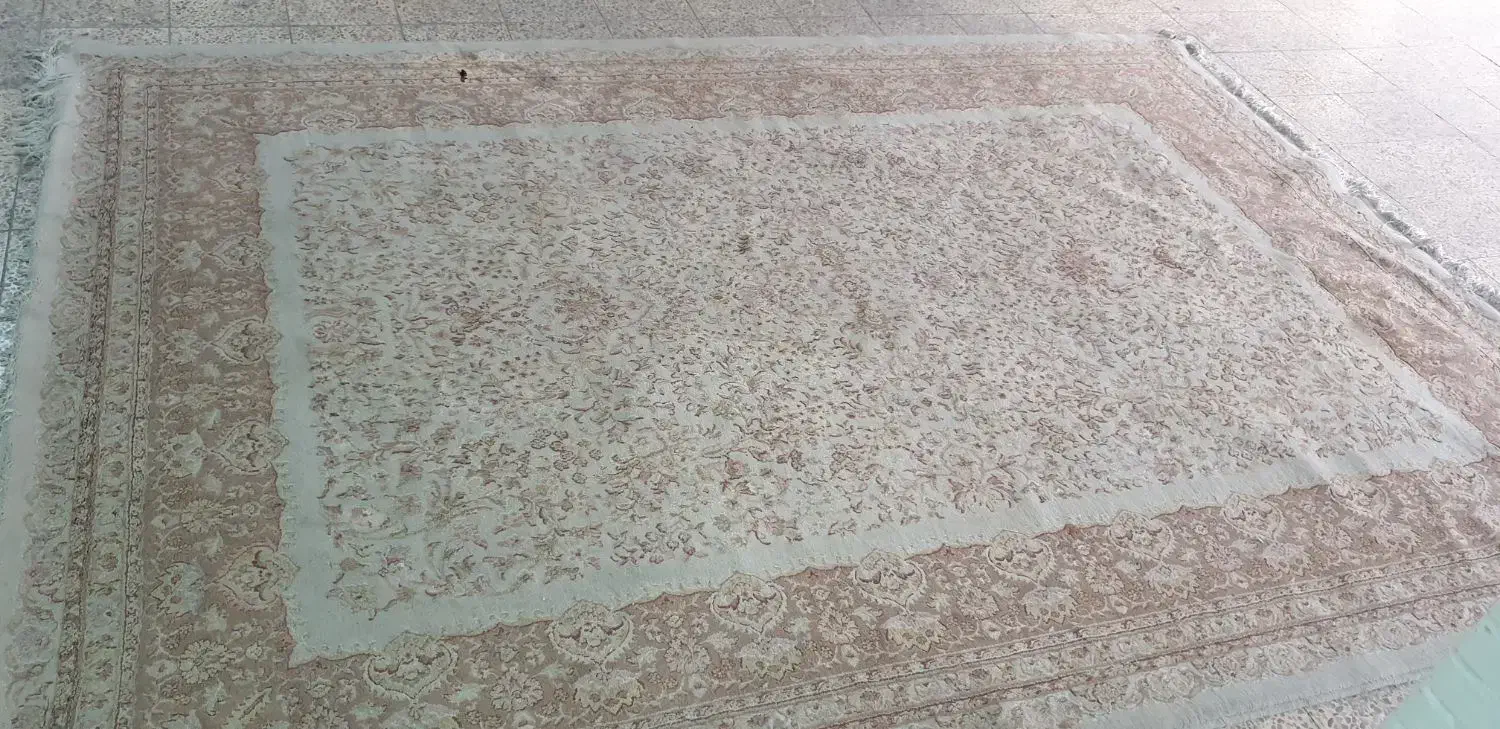 دو عدد قالی ۶ متری کرم رنگ|فرش|اهواز, کیانپارس |دیوار