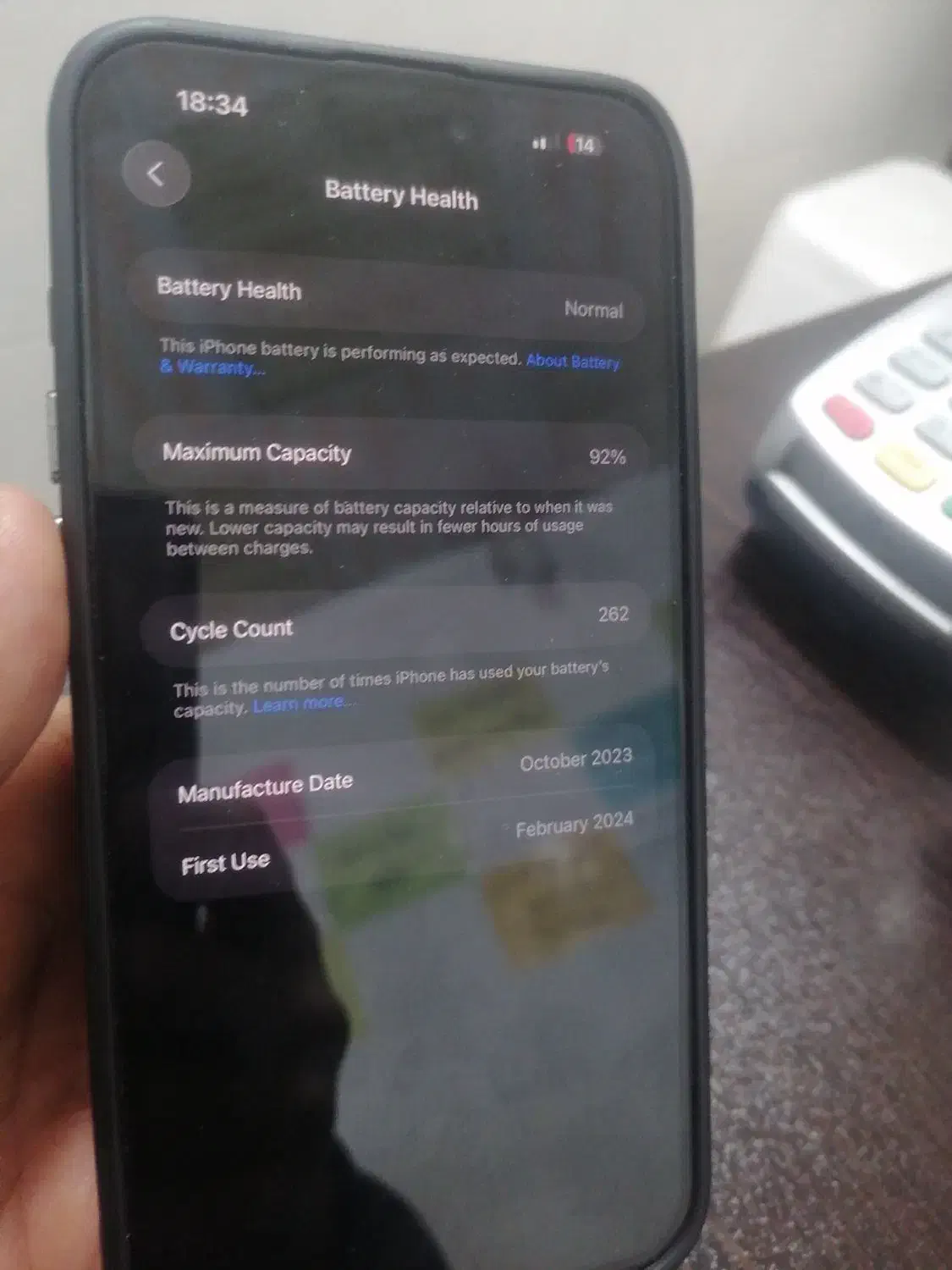 گوشی آیفون 15 پرومکس رنگ مشکی|موبایل|سنندج, |دیوار
