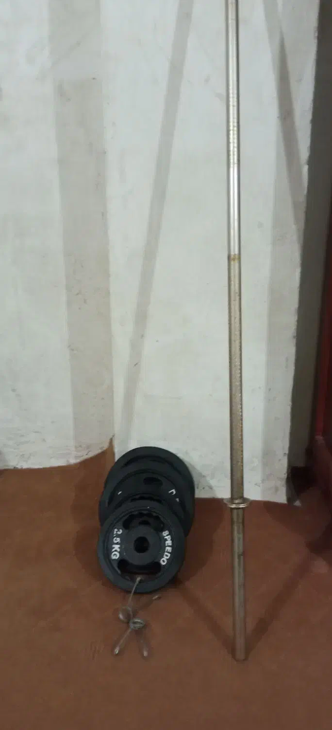 وزنه و میله هالتر|تجهیزات ورزشی|میانه, |دیوار