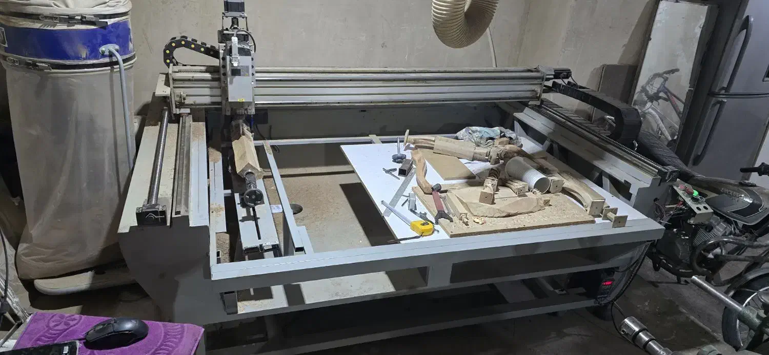 فرز سی ان سی cnc تحت چهار محور سروو موتور|ماشینآلات صنعتی|تهران, ونک|دیوار