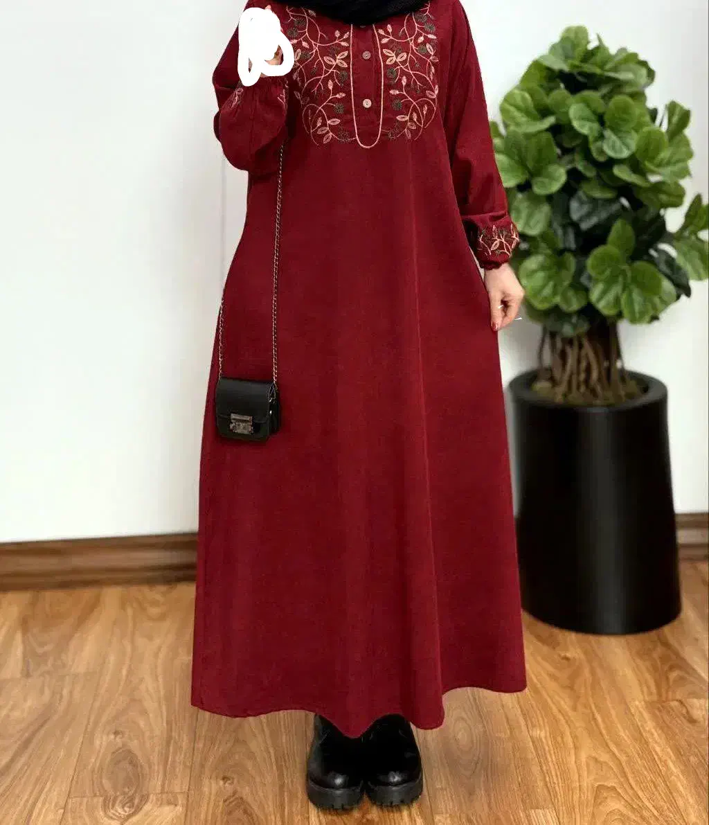 مانتو مخمل گلدوزی|لباس|قم, هنرستان|دیوار